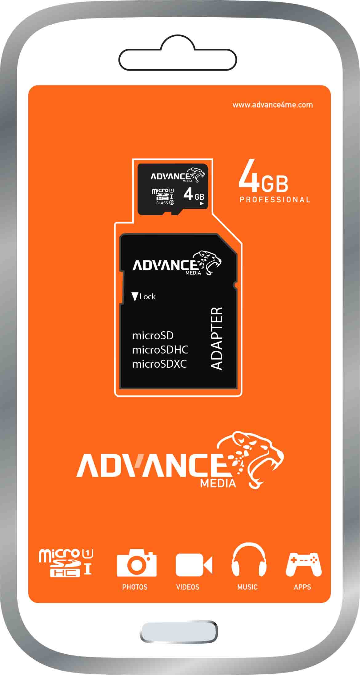 Advance Microsd 4gb Advance Memory